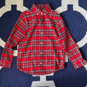 Vineyard Vines Red Plaid Button-Down Shirt for Kids